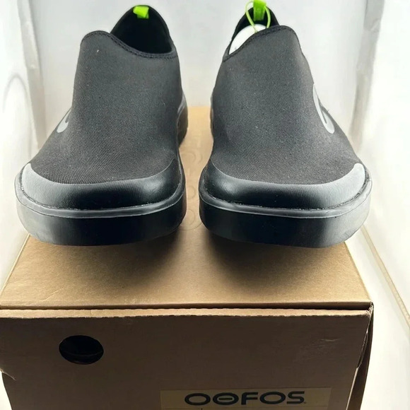 NWT OOFOS OOMG EEZEE MEN BLACK US SIZE 11 slip on shoe style 5082 NIB - Picture 9 of 16